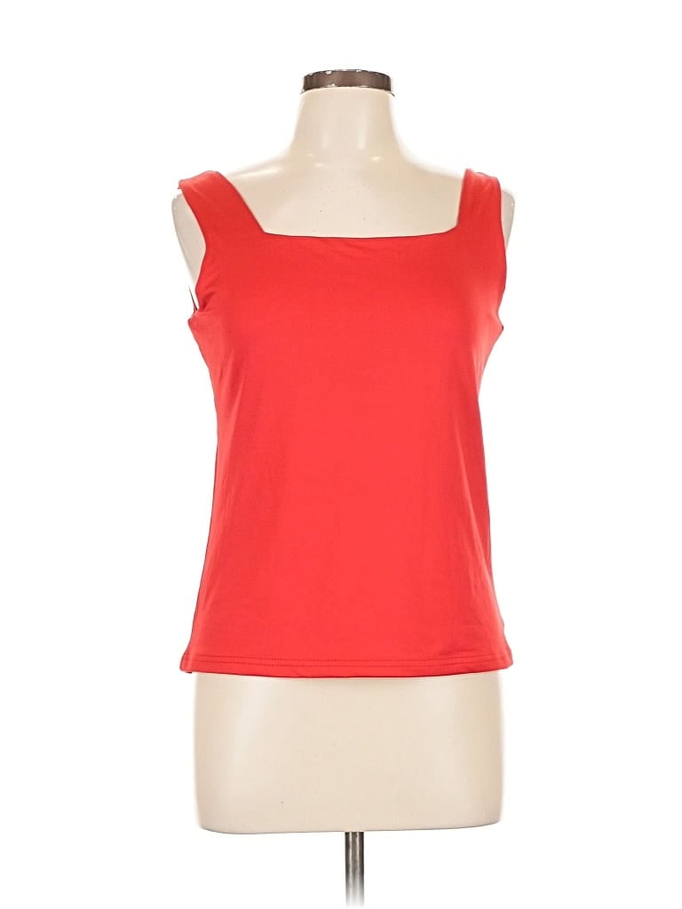 Pre-owned Unbranded Tank Top Red Strapless Neckline Tops