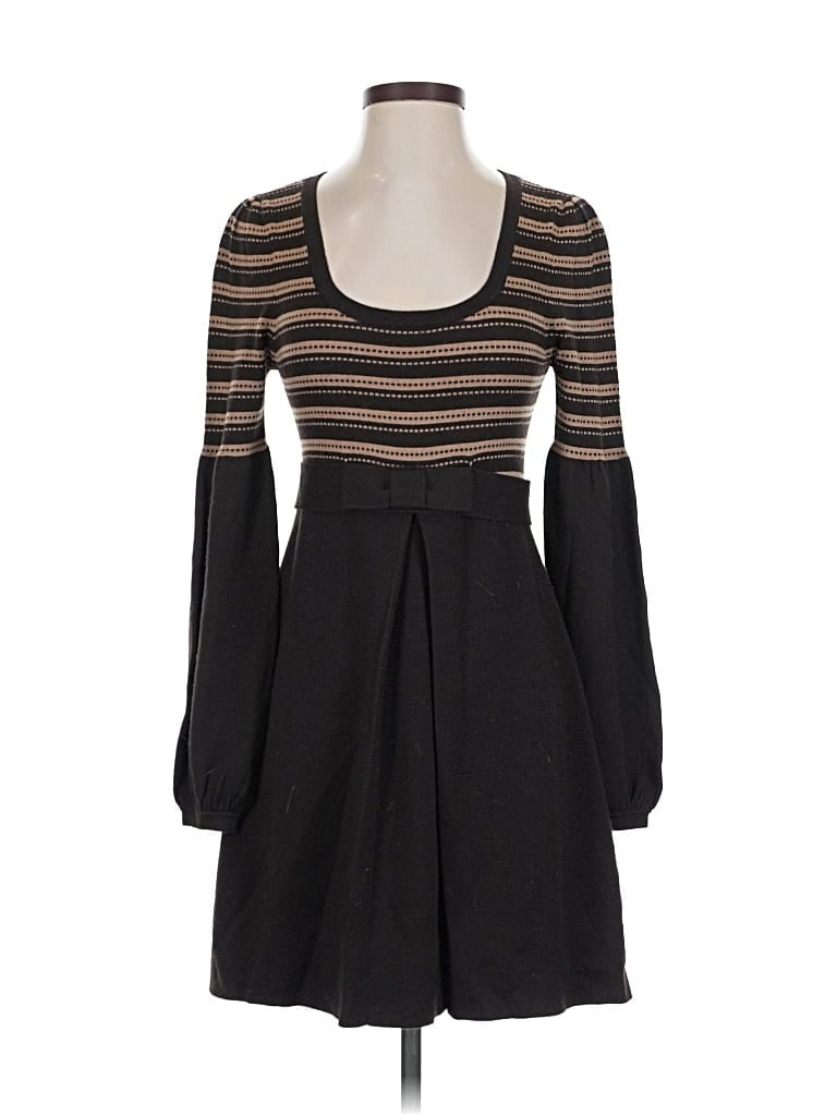 Pre-owned Nanette Lepore Wool Dress In Black