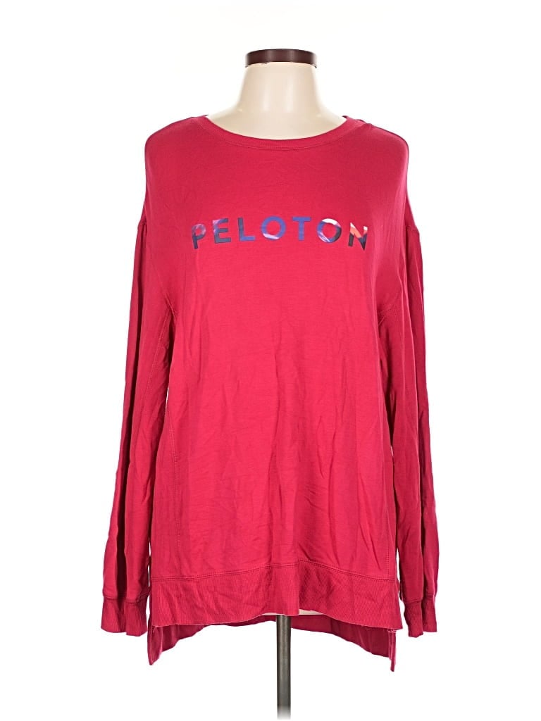 Pre-owned Peloton Pullover Sweater In Red