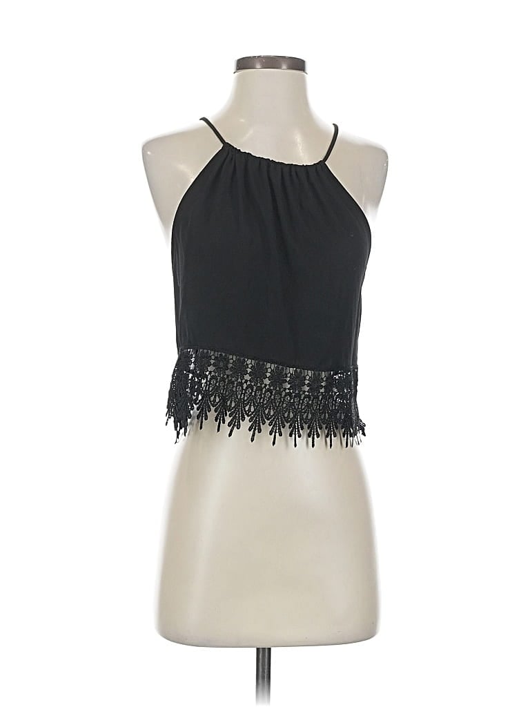 Pre-owned Staring At Stars Sleeveless Blouse In Black