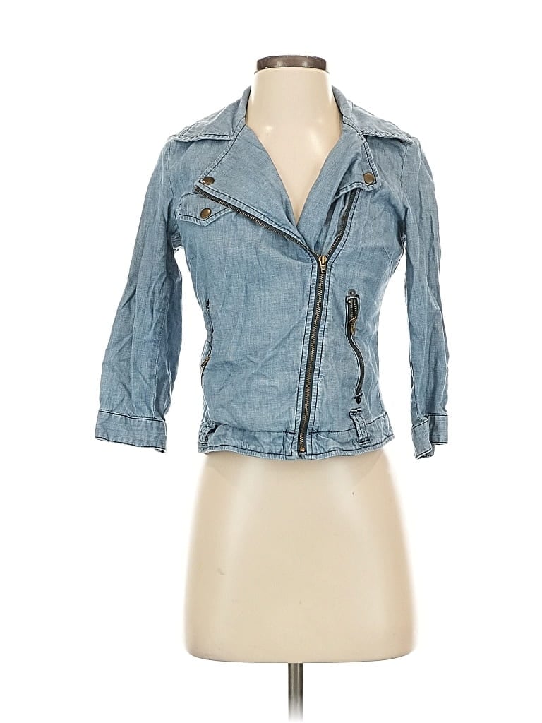 Pre-owned American Eagle Outfitters Denim Jacket In Blue