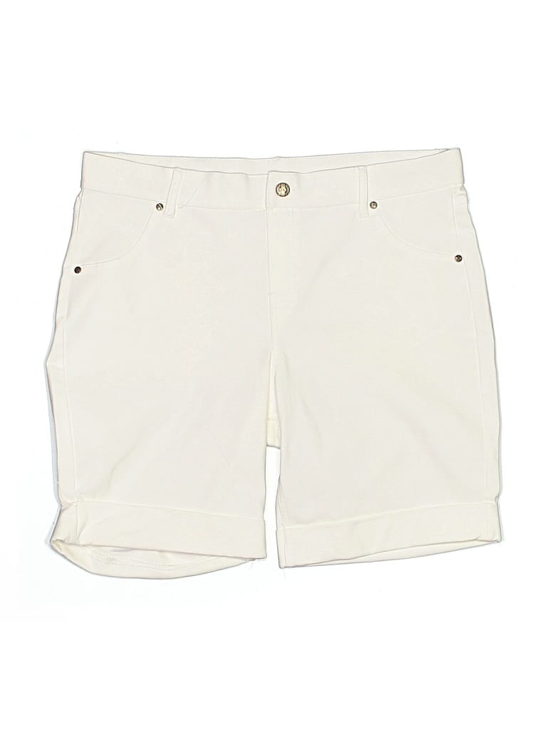 Pre-owned Hue Khaki Shorts In White