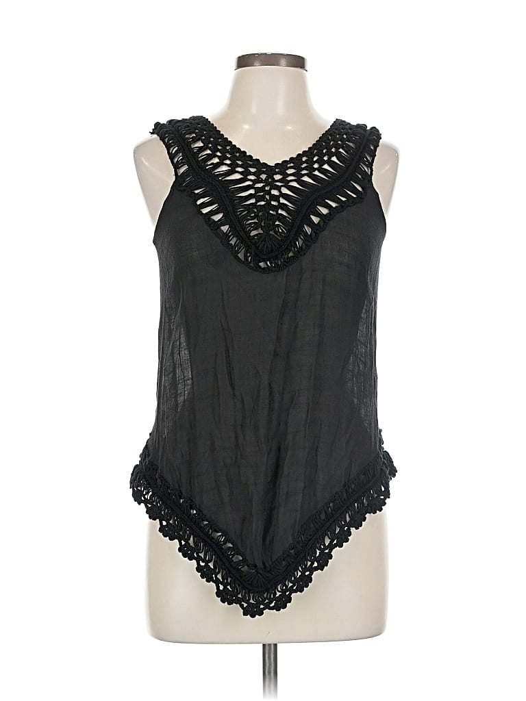 Pre-owned Ultra Flirt Sleeveless Blouse In Black