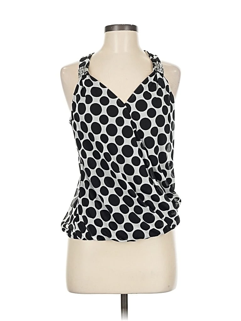 Pre-owned Inc International Concepts Sleeveless Blouse In Black