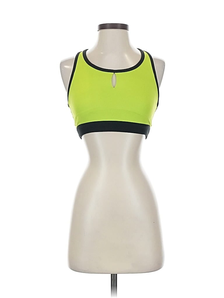 Pre-owned Fabletics Sports Bra In Green