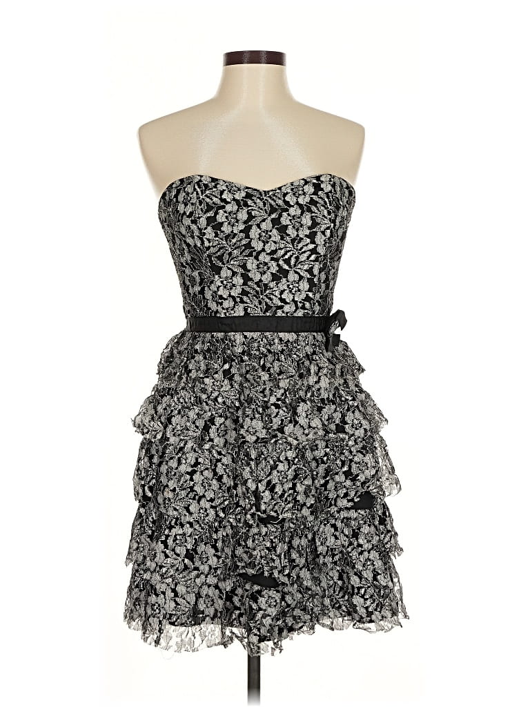 Pre-owned American Rag Cie Cocktail Dress In Gray