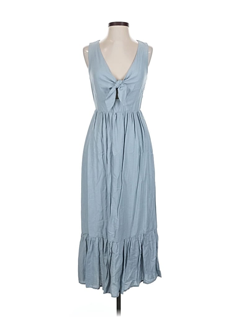 Pre-owned Sugar Lips Casual Dress In Blue