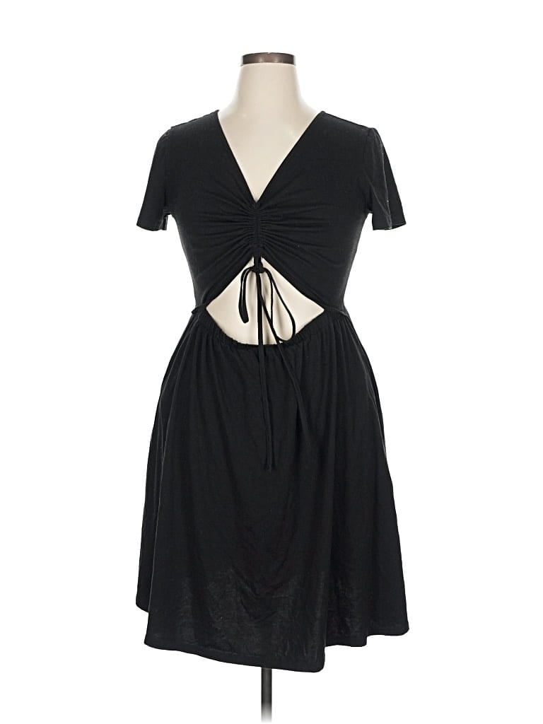 Pre-owned Unbranded Casual Dress In Black