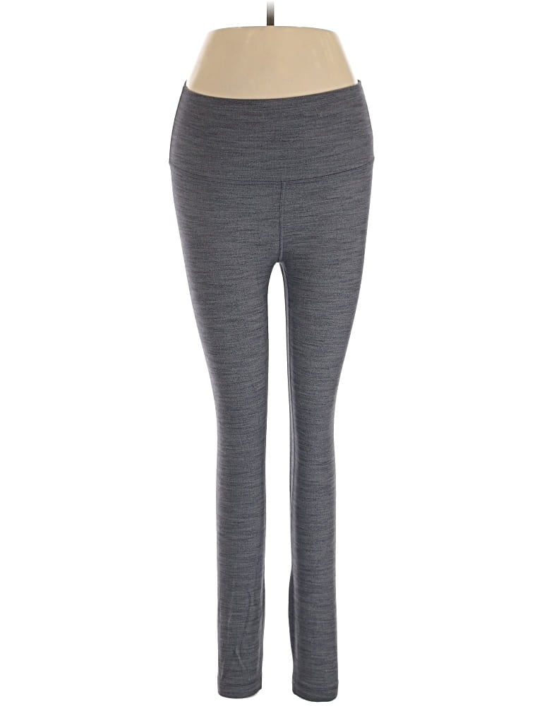 Pre-owned Lululemon Athletica Yoga Pants In Gray