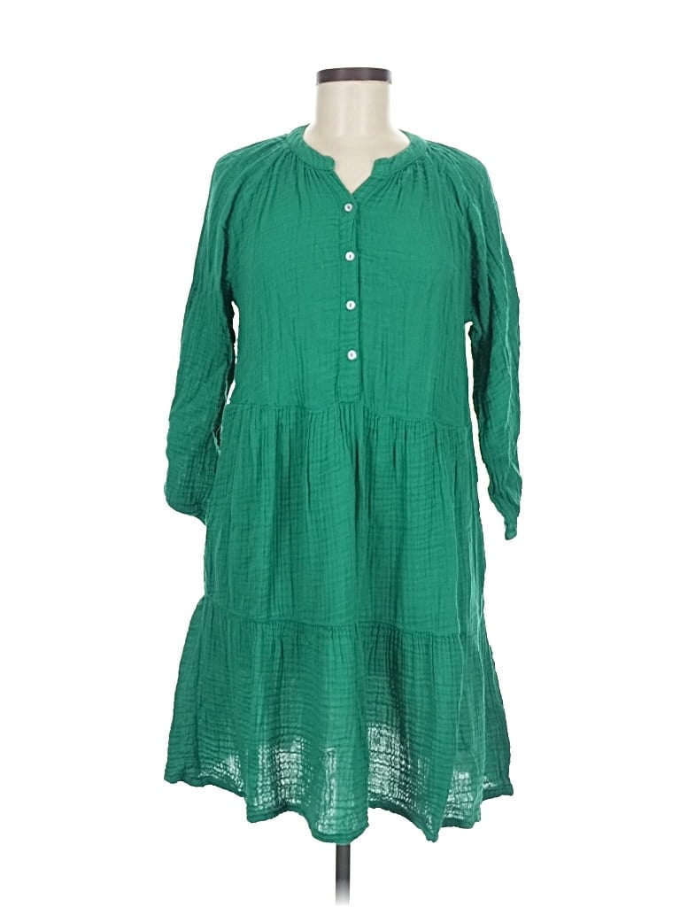Pre-owned Michael Stars Casual Dress In Green