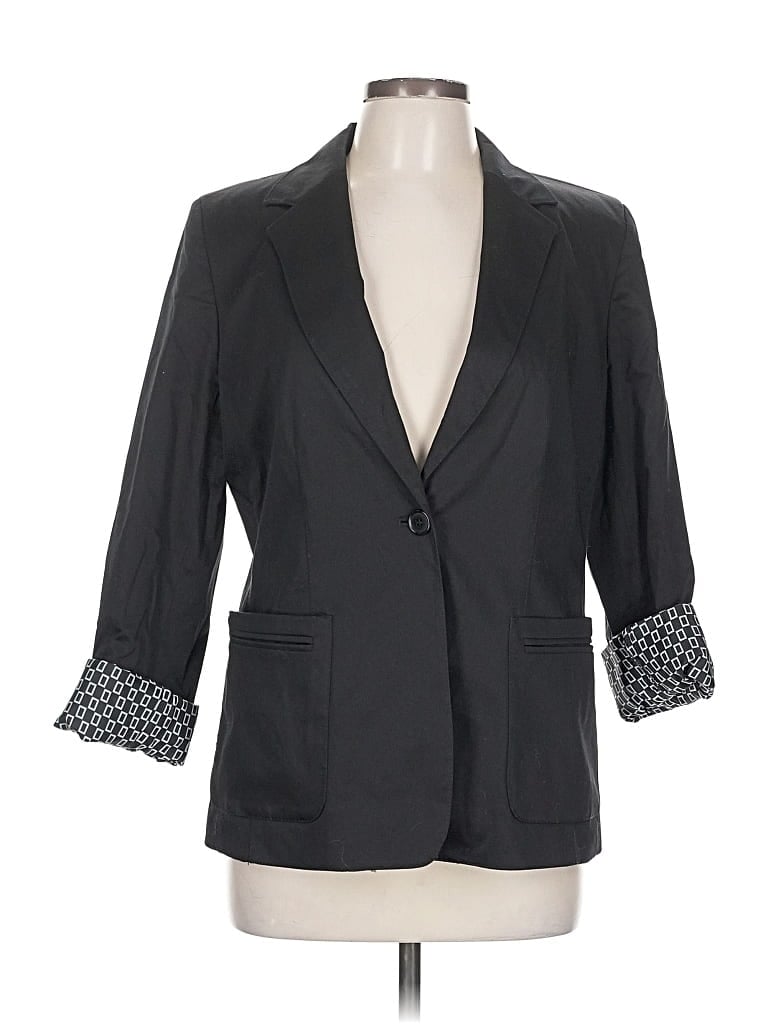 Pre-owned Liz Claiborne Blazer Jacket In Black