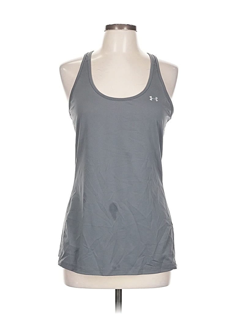 Pre-owned Under Armour Active Tank Top In Gray