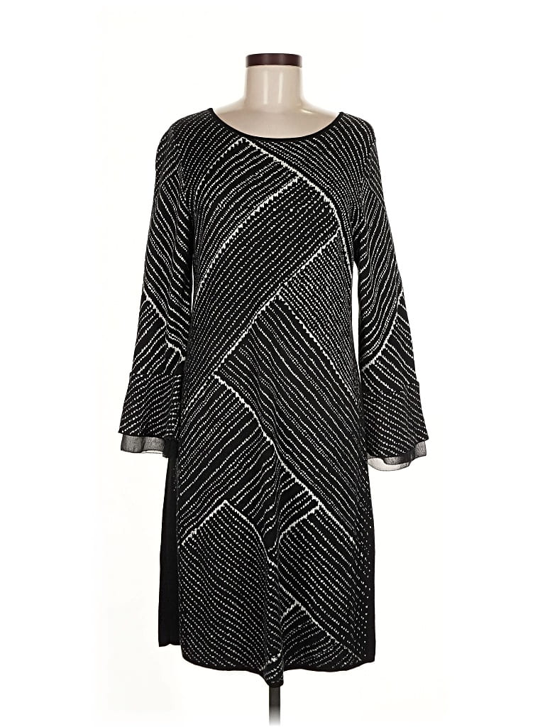 Pre-owned Nic + Zoe Casual Dress In Black