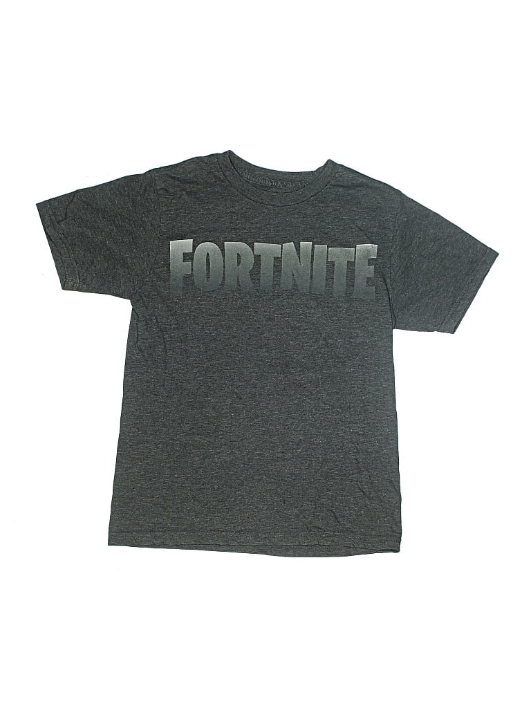Pre-owned Fortnite Kids'  Active T-shirt In Gray