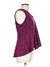 Elle Purple Sleeveless Top Size L - photo 4