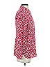 Pure Collection 100% Silk Polka Dots Red Long Sleeve Silk Top Size 4 - photo 4