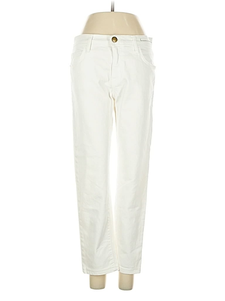 Pre-owned Current Elliott Jeans In White