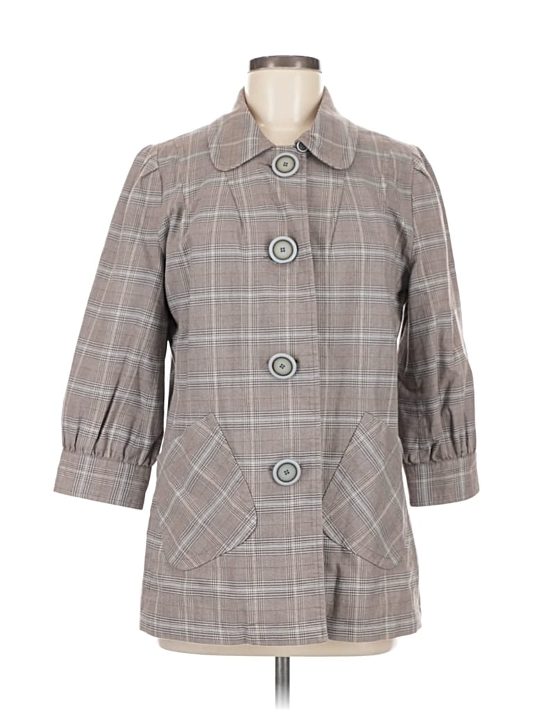 Pre-owned Coffeeshop Coat In Gray