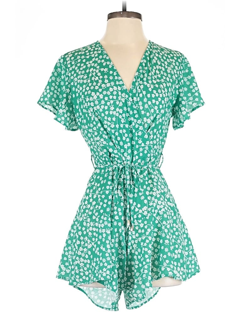 Pre-owned Unbranded Romper In Green