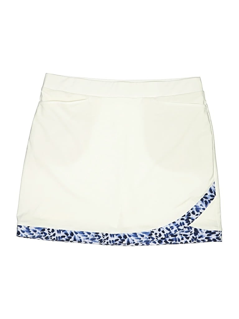 Pre-owned Chico's Active Skort In White