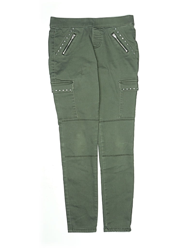Pre-owned Justice Kids' Cargo Pants In Green