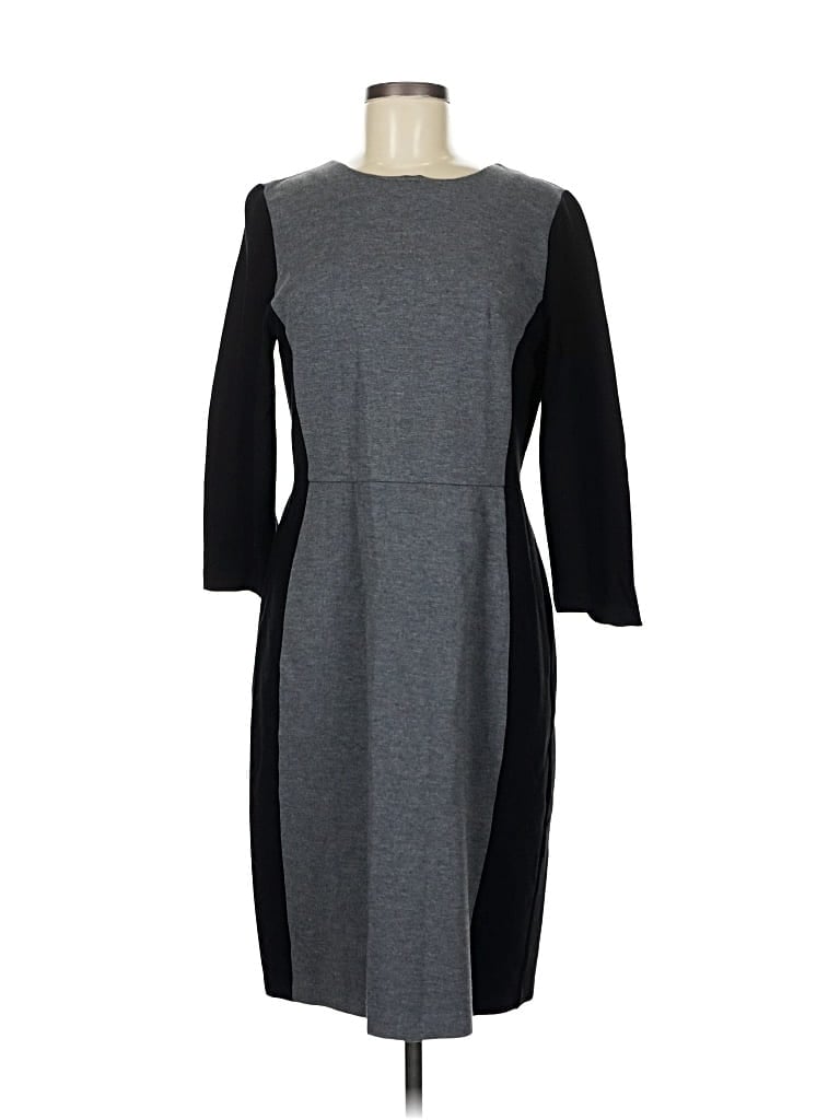 Pre-owned Talbots Casual Dress In Gray