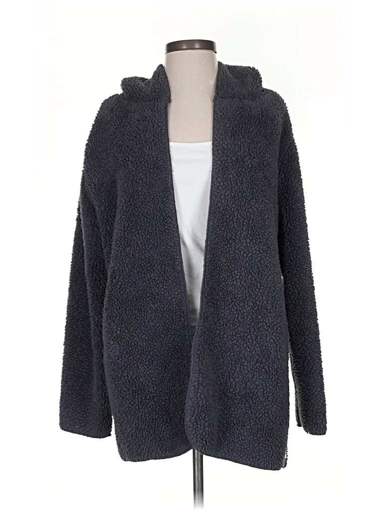 Pre-owned Victoria's Secret Pink Cardigan Sweater In Gray