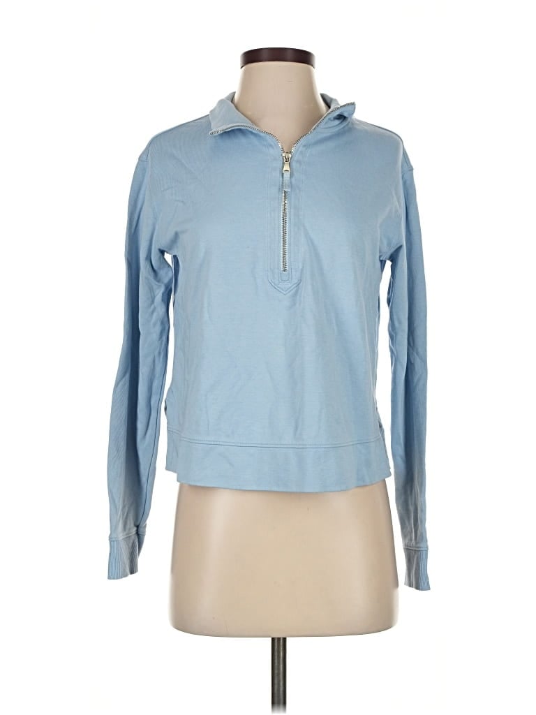 Pre-owned Lake Zip Up Hoodie In Blue