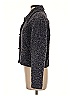 Paula Hian 100% Wool Tweed Blue Jacket Size 6 - photo 5