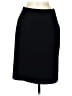 Tibi 100% Wool Solid Black Wool Skirt Size 8 - photo 1