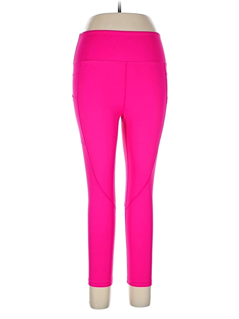Pre-owned Zyia Active Leggings In Pink