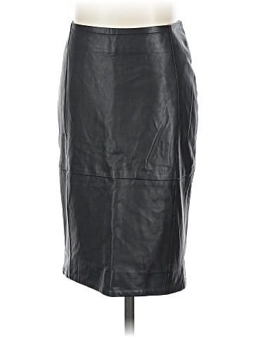 Emporio Armani Faux Leather Skirt (view 1)