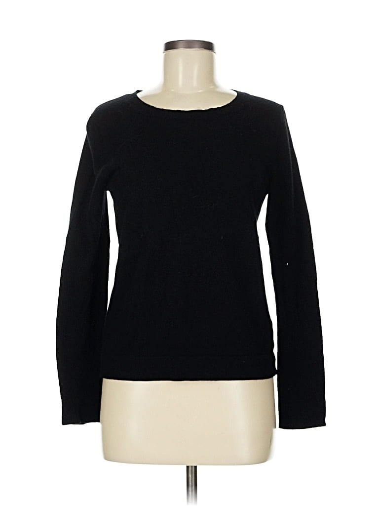 Pre-owned J.crew Factory Store Pullover Sweater In Black