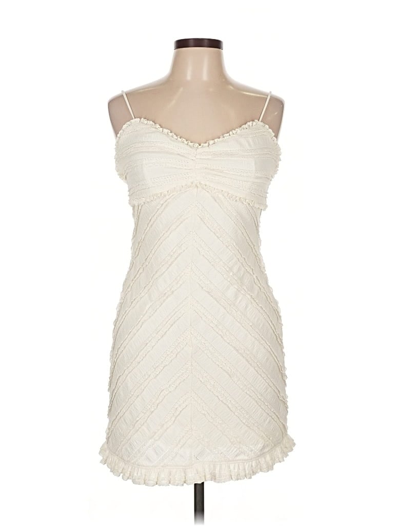 Pre-owned Loveshackfancy Cocktail Dress In White