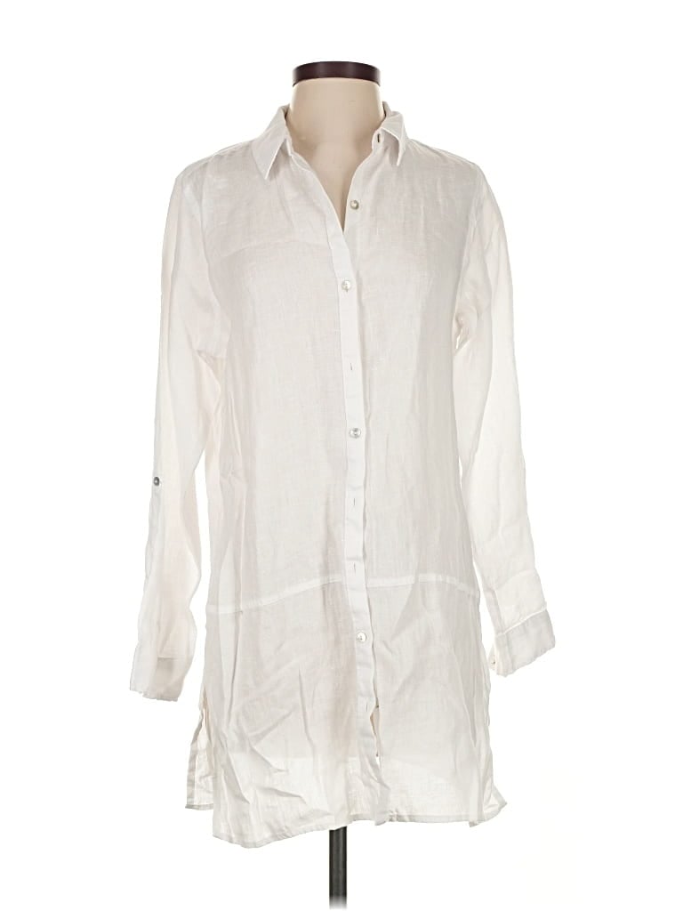 Pre-owned Tahari Casual Dress In White