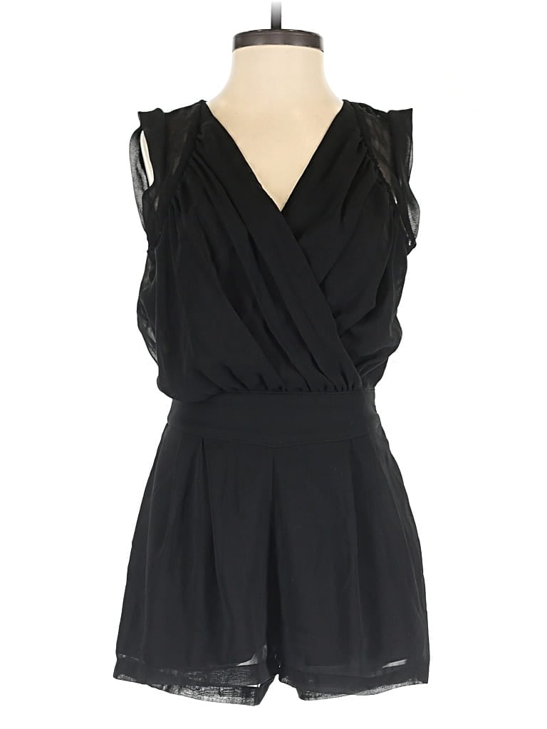 Pre-owned Doe & Rae Romper In Black