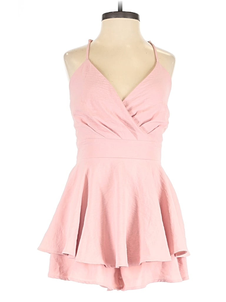 Pre-owned Windsor Romper In Pink