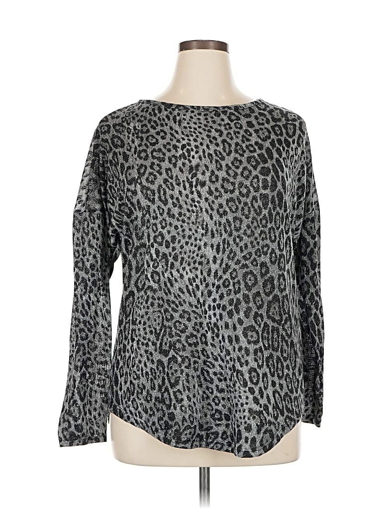 Pre-owned Inc International Concepts Pullover Sweater In Silver