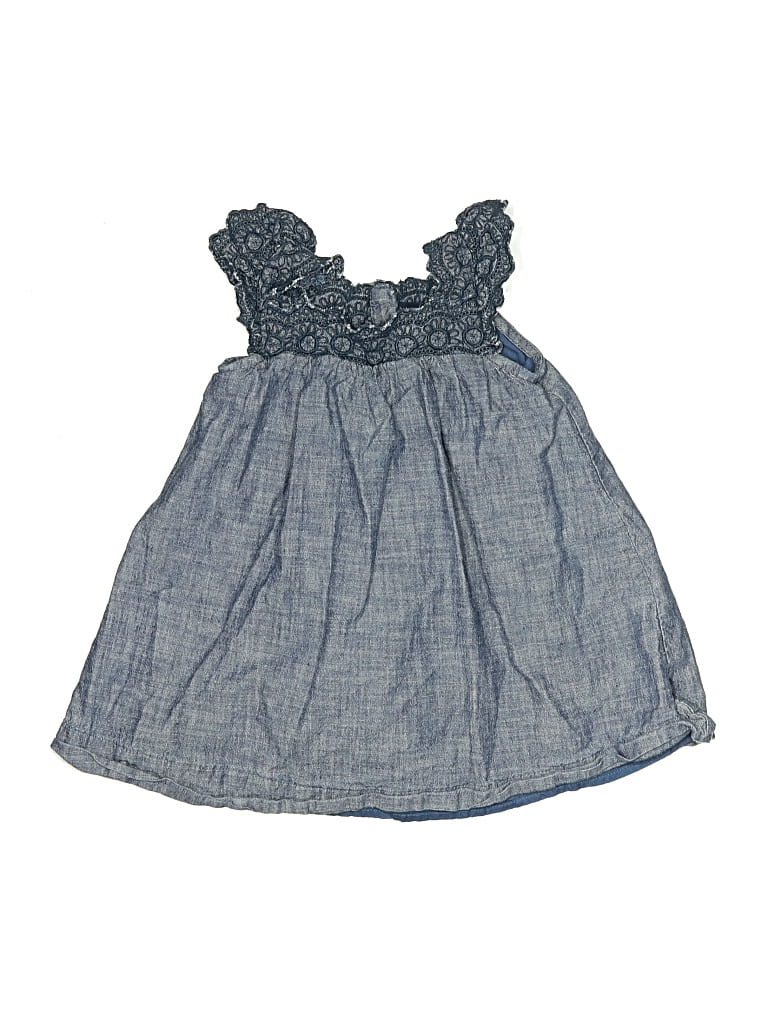 Pre-owned Baby Gap Kids' Dress In Blue