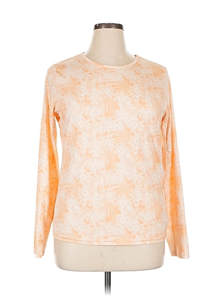 Pre-owned Hang Ten Pullover Sweater In Orange