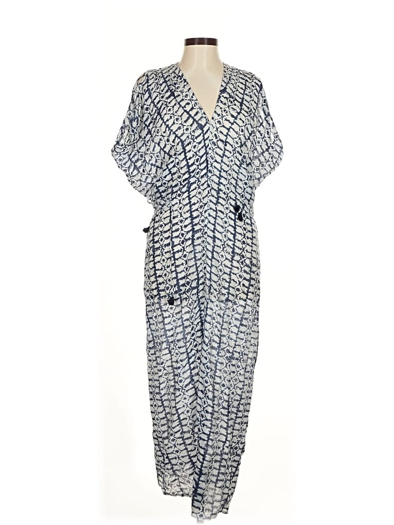 Pre-owned Mirth Casual Dress In Blue