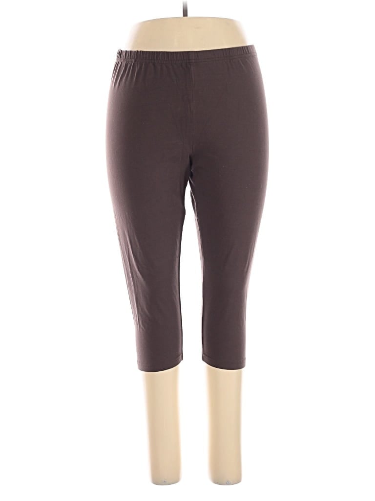 Pre-owned Flax Active Pants In Brown