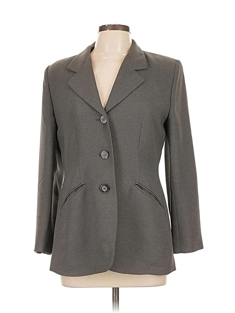 Pre-owned Casual Corner Annex Blazer Jacket In Gray