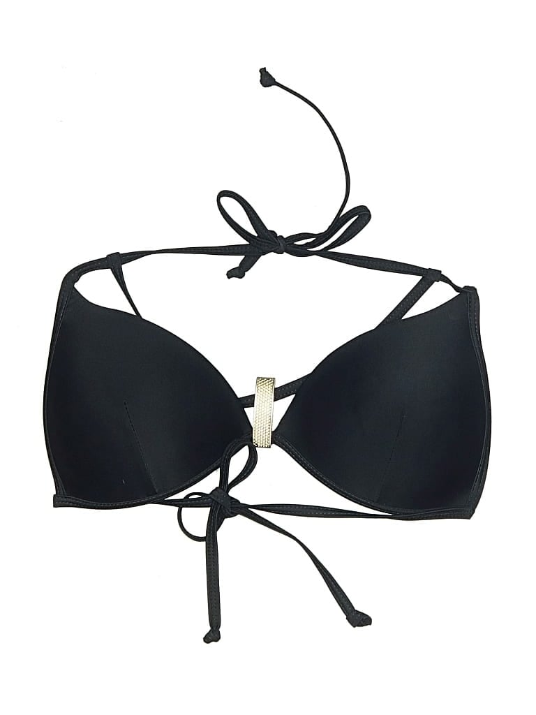 Pre-owned Unbranded Swimsuit Top Black Swimwear