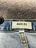 AGOLDE 100% Organic Cotton Color Block Blue Jeans Size 24 waist - photo 7