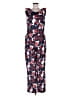 Reiss 100% Polyester Print Blue Jumpsuit Size 10 - photo 1