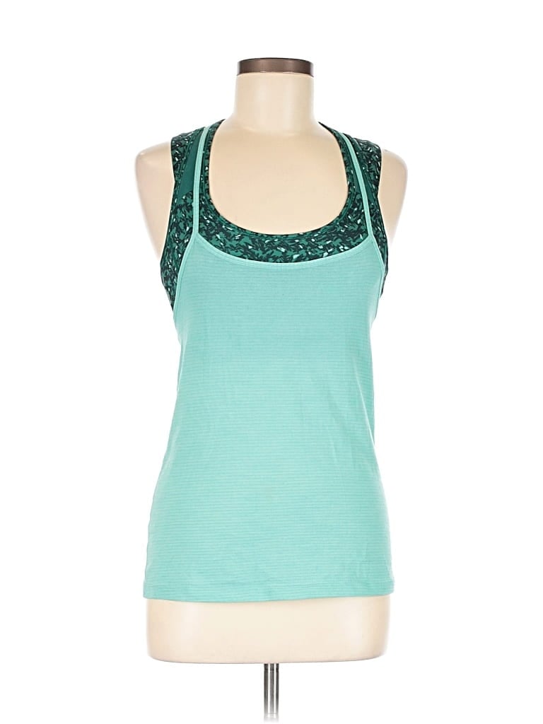 Pre-owned Lululemon Athletica Active Tank Top In Blue
