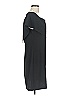 Charles Henry Solid Black Casual Dress Size M - photo 4