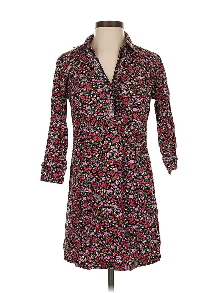 Pre-owned Ann Taylor Loft Outlet Casual Dress In Burgundy