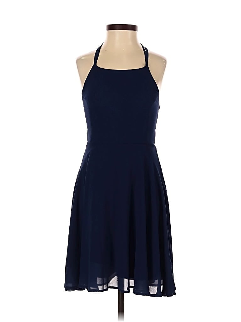 Pre-owned Lulus Cocktail Dress In Blue